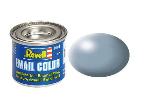 Peinture Gris satiné - Revell 32374 - RAL 7001 (N°374) - Breizh Modélisme.
