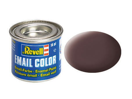 Peinture Marron mat - Revell 32184 - RAL 8027 (N°84) - Breizh Modélisme.