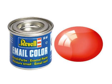 Peinture Rouge clair transparent - Revell 32731 (N°731) - Breizh Modélisme.