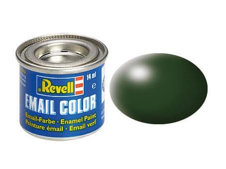 Peinture Vert foncé satiné - Revell 32363 - RAL 6020 (N°363) - Breizh Modélisme.