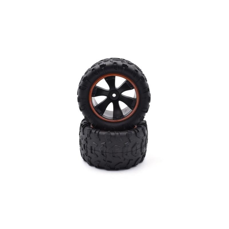 2 roues droite complètes pour Mini Dasher 1/14 - MD11642 - Breizh Modélisme.