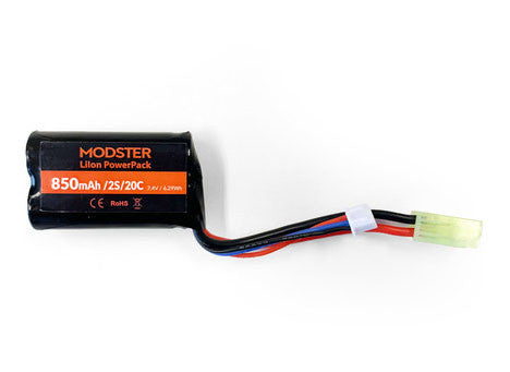 Batterie Li-ion 2S 7,4V 850mAh 20C pour Rookie - MD10145 - Breizh Modélisme.