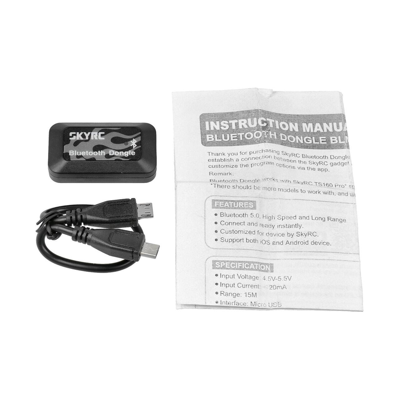 Chargeur et contrôleur SkyRC Bluetooth Dongle V2 - SK600135-02 - Breizh Modélisme.