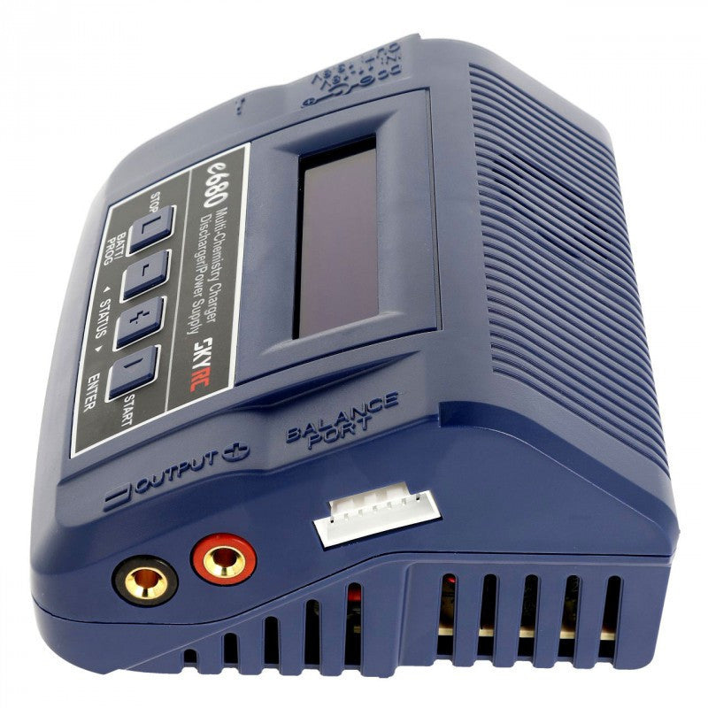 Chargeur Li-Po 1 à 6S SkyRC E680 Puissance 10A 80W - 100149 - Breizh Modélisme.