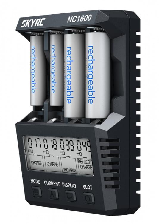 Chargeur SkyRC NC1600 NiMH AA/AAA - SK-100191-01 - Breizh Modélisme.