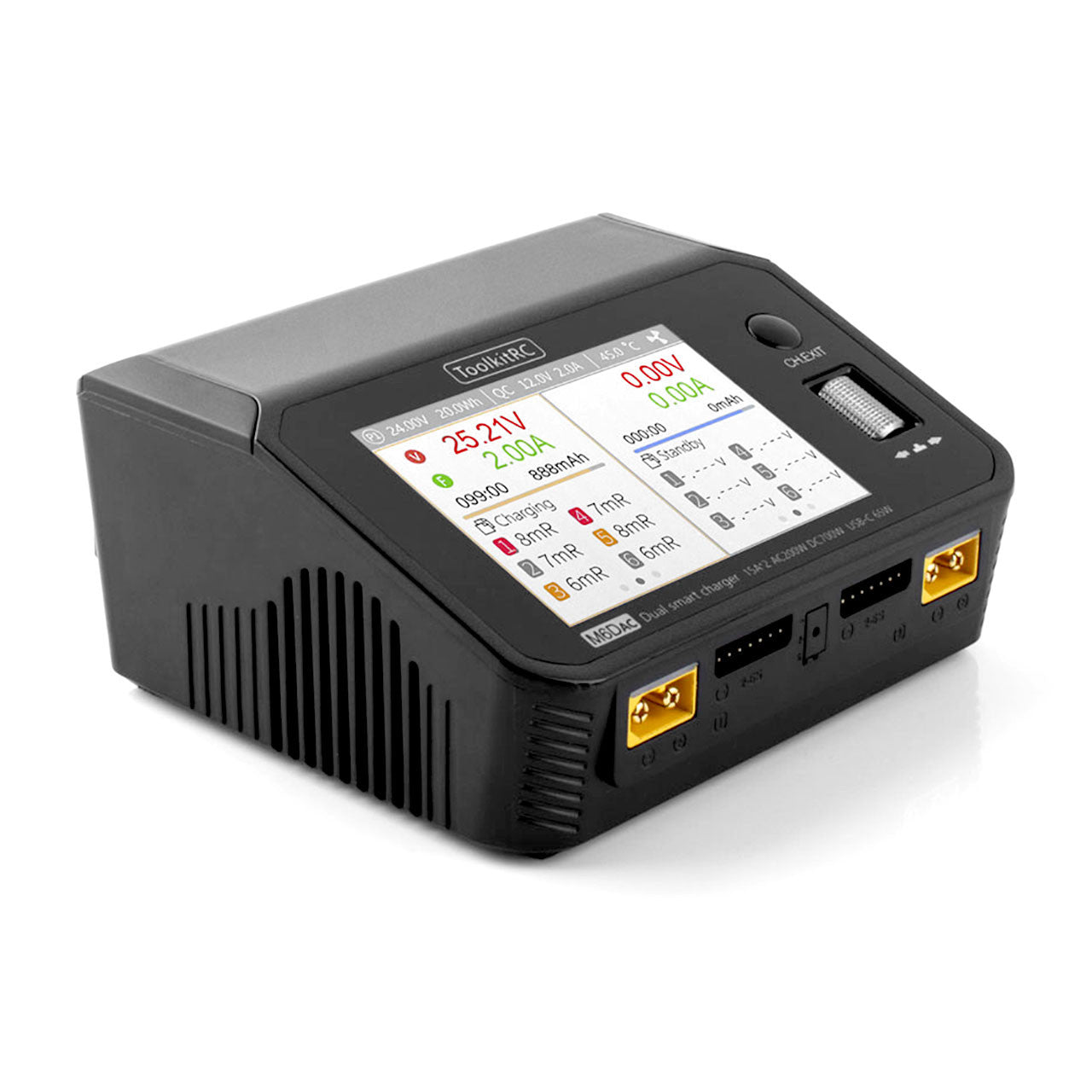 Chargeur ToolkitRC M6D 500 W 15 A Dual 1-6S - TK11500 - Breizh Modélisme.
