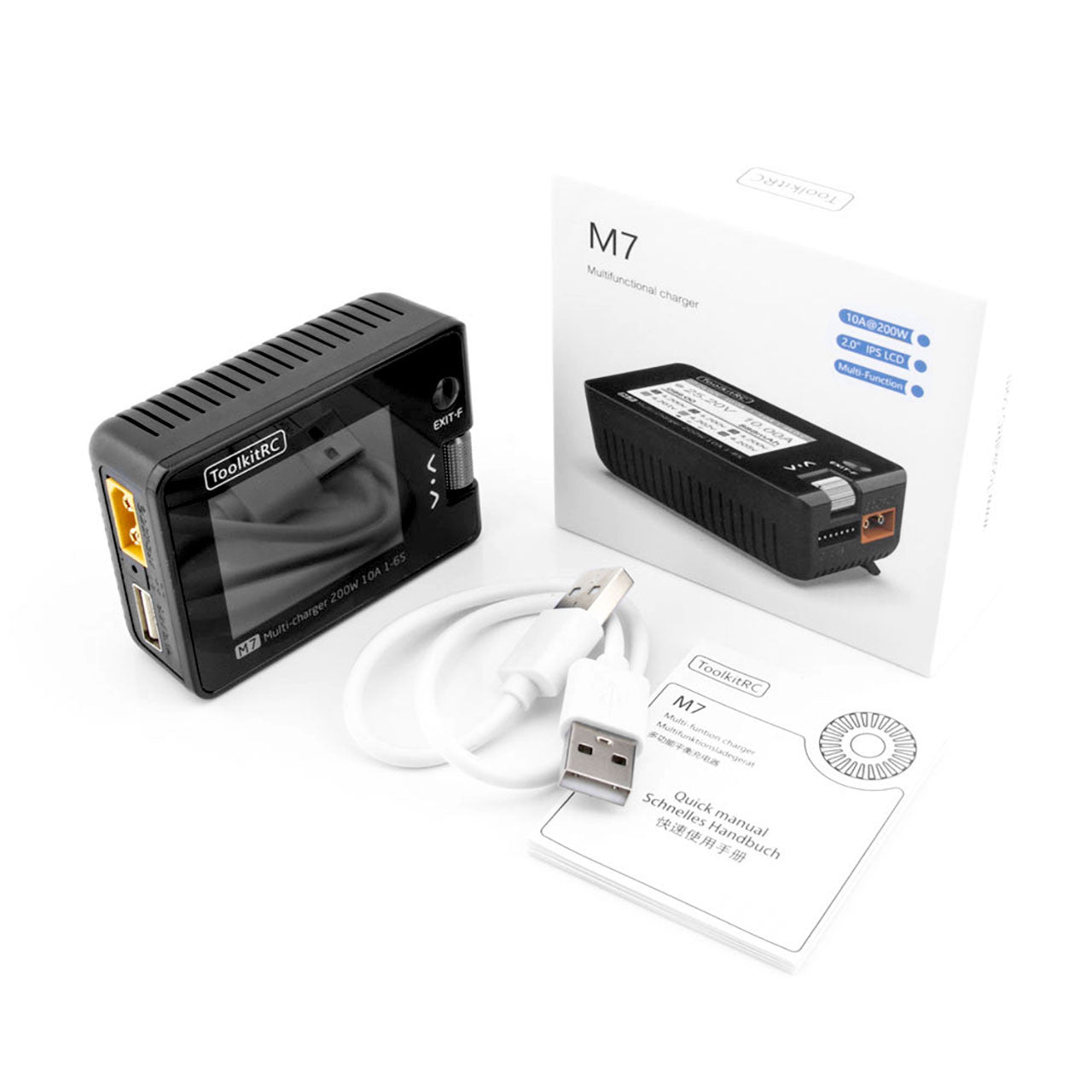Chargeur ToolkitRc M7 LiPo 1-6S 10A - TK11400 - Breizh Modélisme.