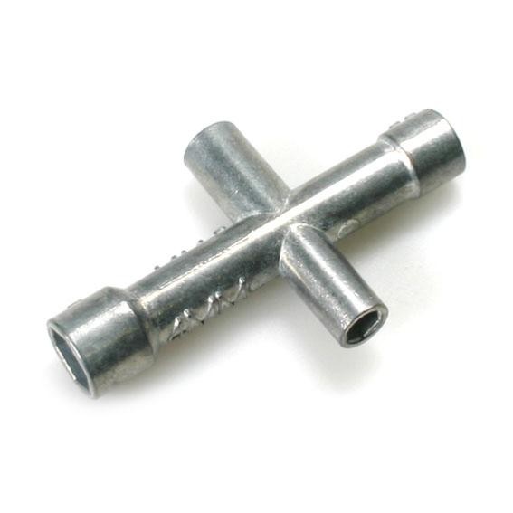 Clé pour écrous de roue (4mm, 5mm, 5.5mm, 7mm) - RA50372 - Breizh Modélisme.