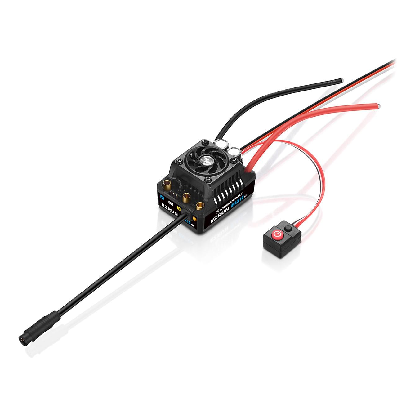 Combo moteur 1/10 Hobbywing Ezrun MAX10 G2 140A 3665SD 2400kV 5mm 38020343 - Breizh Modélisme.