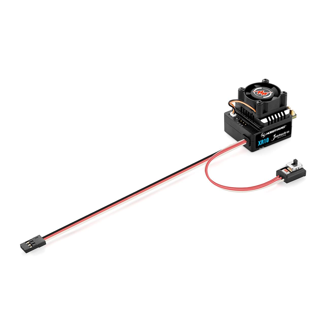 Combo moteur Hobbywing Xerun Justock G3S 10.5T 4000kV 1/10 drift, piste Axe 3,175mm - Breizh Modélisme.