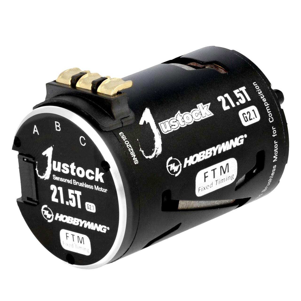 Combo moteur Hobbywing Xerun Justock G3S 21.5T 2050kV 1/10 Crawler Axe 3,175mm - Breizh Modélisme.