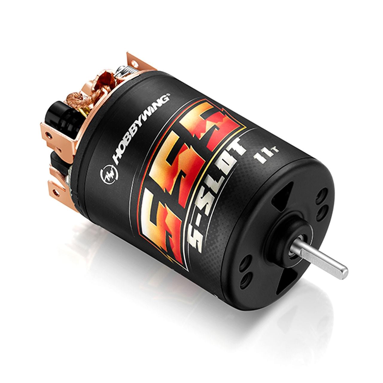Combo Variateur Hobbywing Quicrun Brushed WP1080 Moteur 555 11T Crawler - 38020351 - Breizh Modélisme.