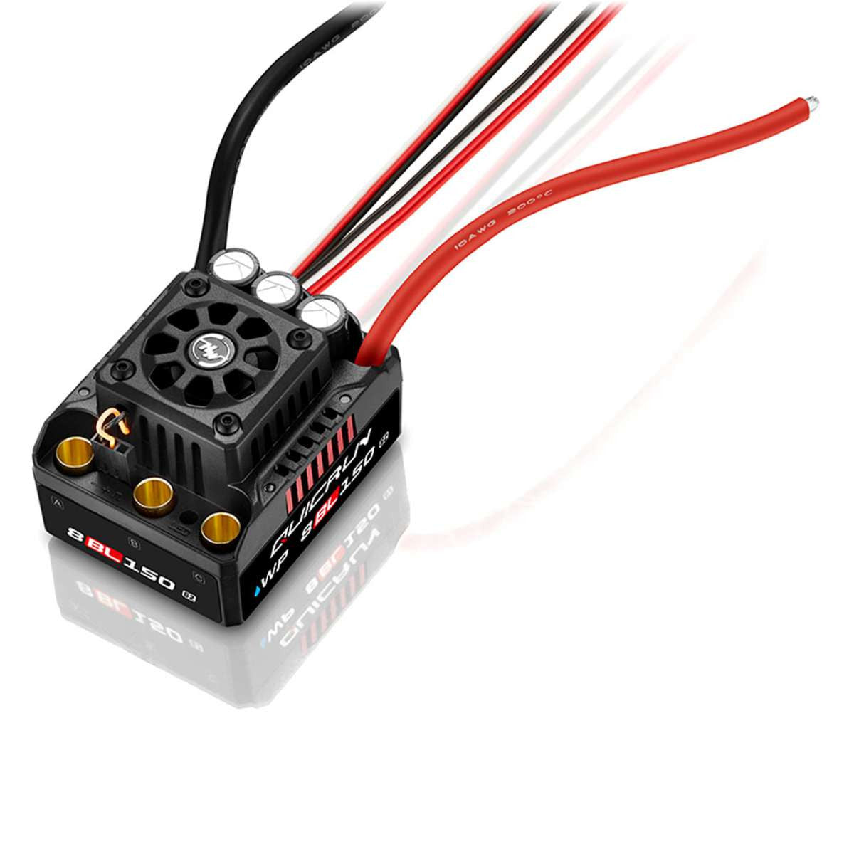 Contrôleur brushless Hobbywing QuicRun WP8BL150 G2 150A 3-6s pour 1/8 - 30109003 - Breizh Modélisme.