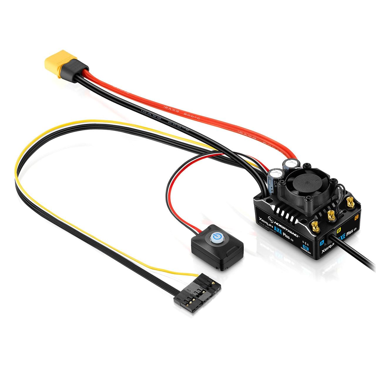 Contrôleur Hobbywing Xerun AX Plus R3 pour crawlers - HW30113201 - Breizh Modélisme.