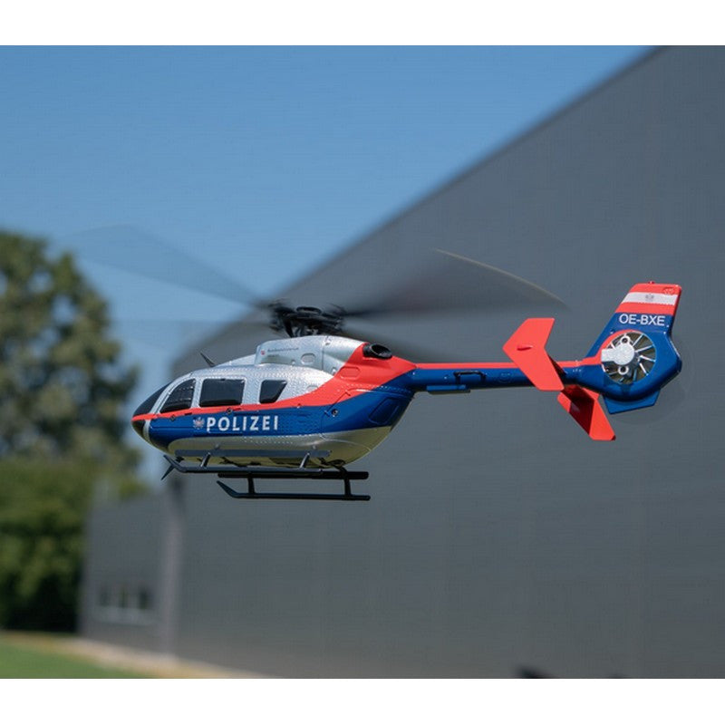 Hélicoptère RC EC-135 police Autriche flybarless RTF - 256mm - MD11673 - Breizh Modélisme.