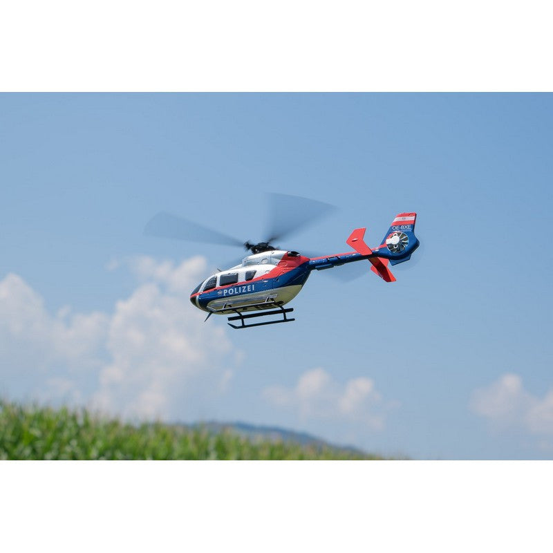 Hélicoptère RC EC-135 police Autriche flybarless RTF - 256mm - MD11673 - Breizh Modélisme.