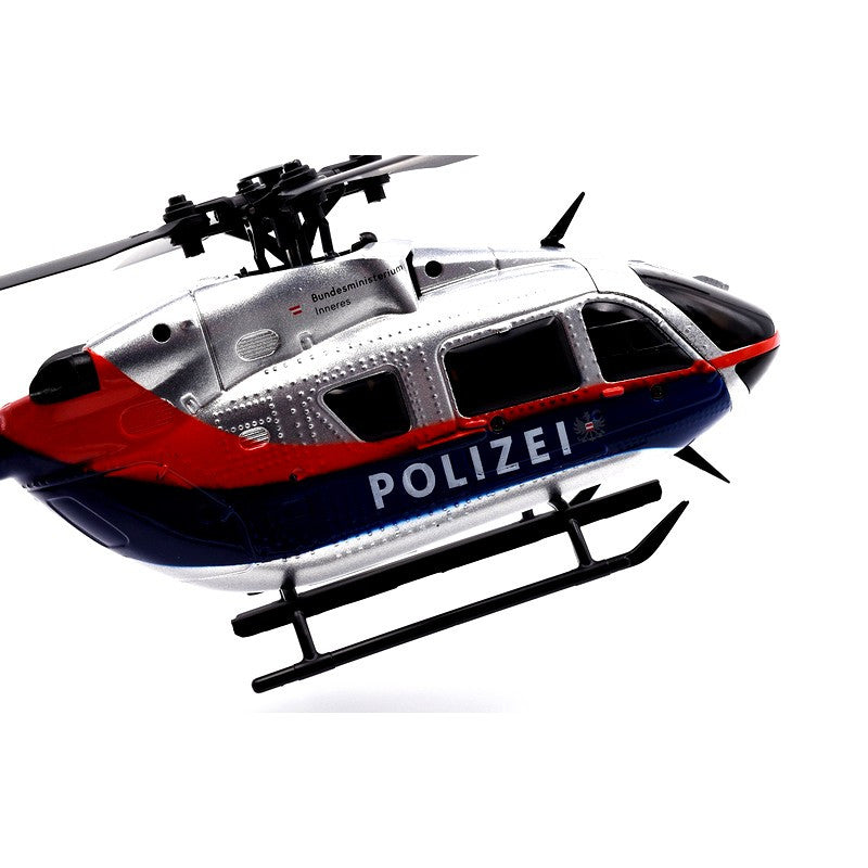 Hélicoptère RC EC-135 police Autriche flybarless RTF - 256mm - MD11673 - Breizh Modélisme.