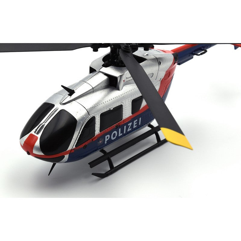 Hélicoptère RC EC-135 police Autriche flybarless RTF - 256mm - MD11673 - Breizh Modélisme.