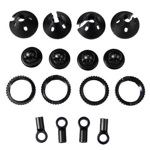 Hobao Hyper VS2 plastiques pour amortisseurs 90049 - Breizh Modélisme.