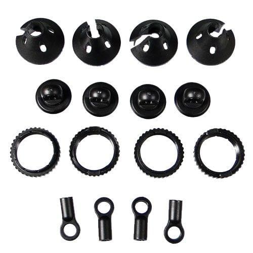 Hobao Hyper VS2 plastiques pour amortisseurs 90049 - Breizh Modélisme.
