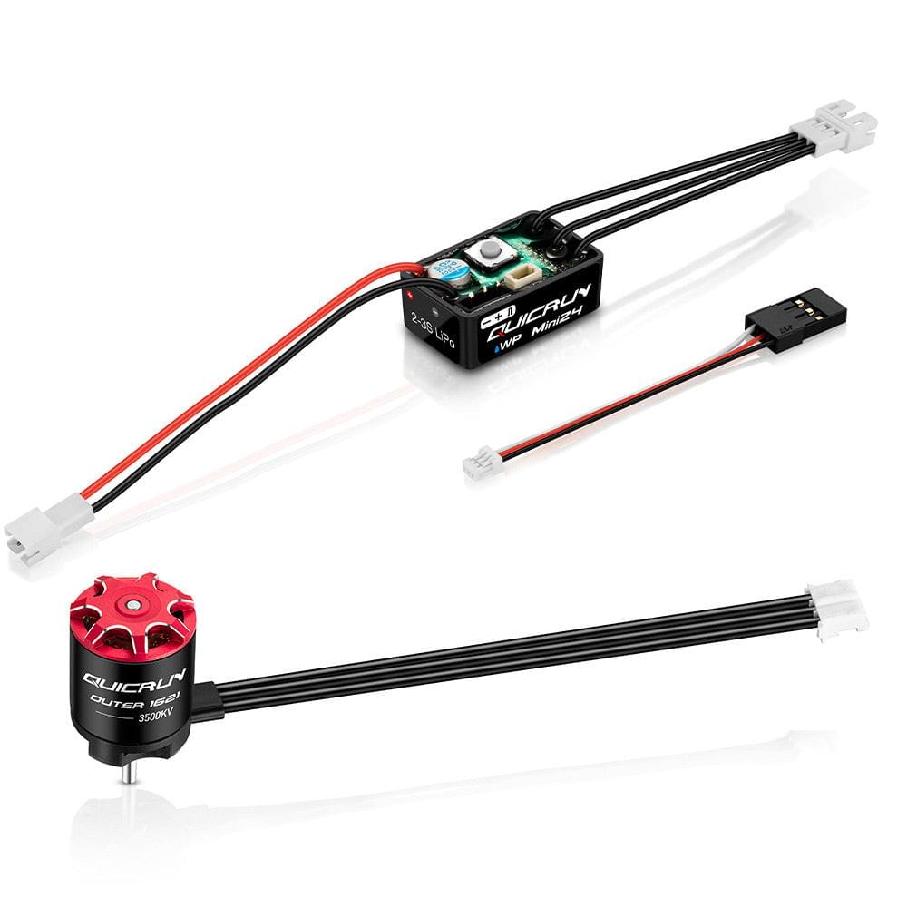 Hobbywing Combo QuicRun MINI24 crawler 1/24 1621SL 3500kV - HW38020436 - Breizh Modélisme.
