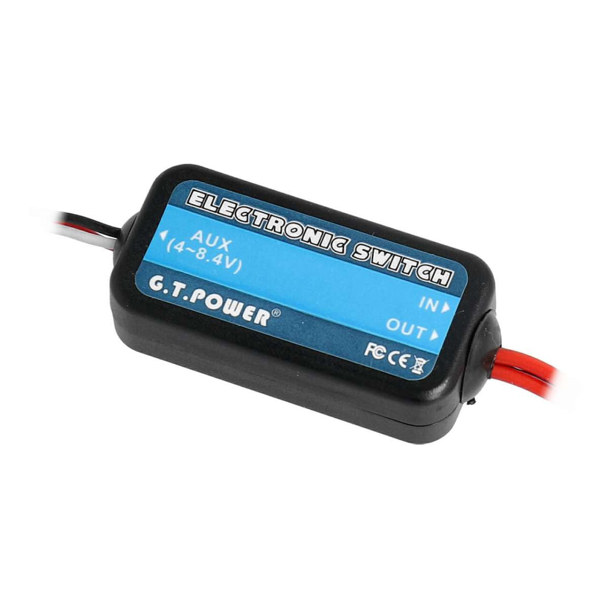 Interrupteur électronique GTPower avec canal récepteur commutable - GT113 - Breizh Modélisme.