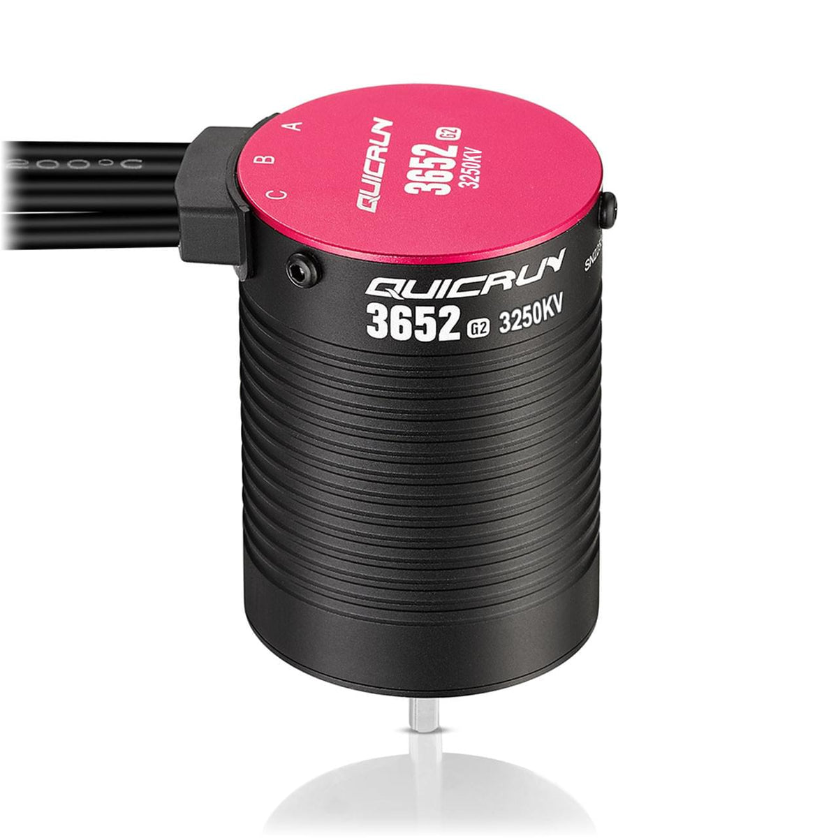 Moteur brushless 1/10 Hobbywing QuicRun 3652SL G2 3,175mm Sensorless 3250kV - Breizh Modélisme.