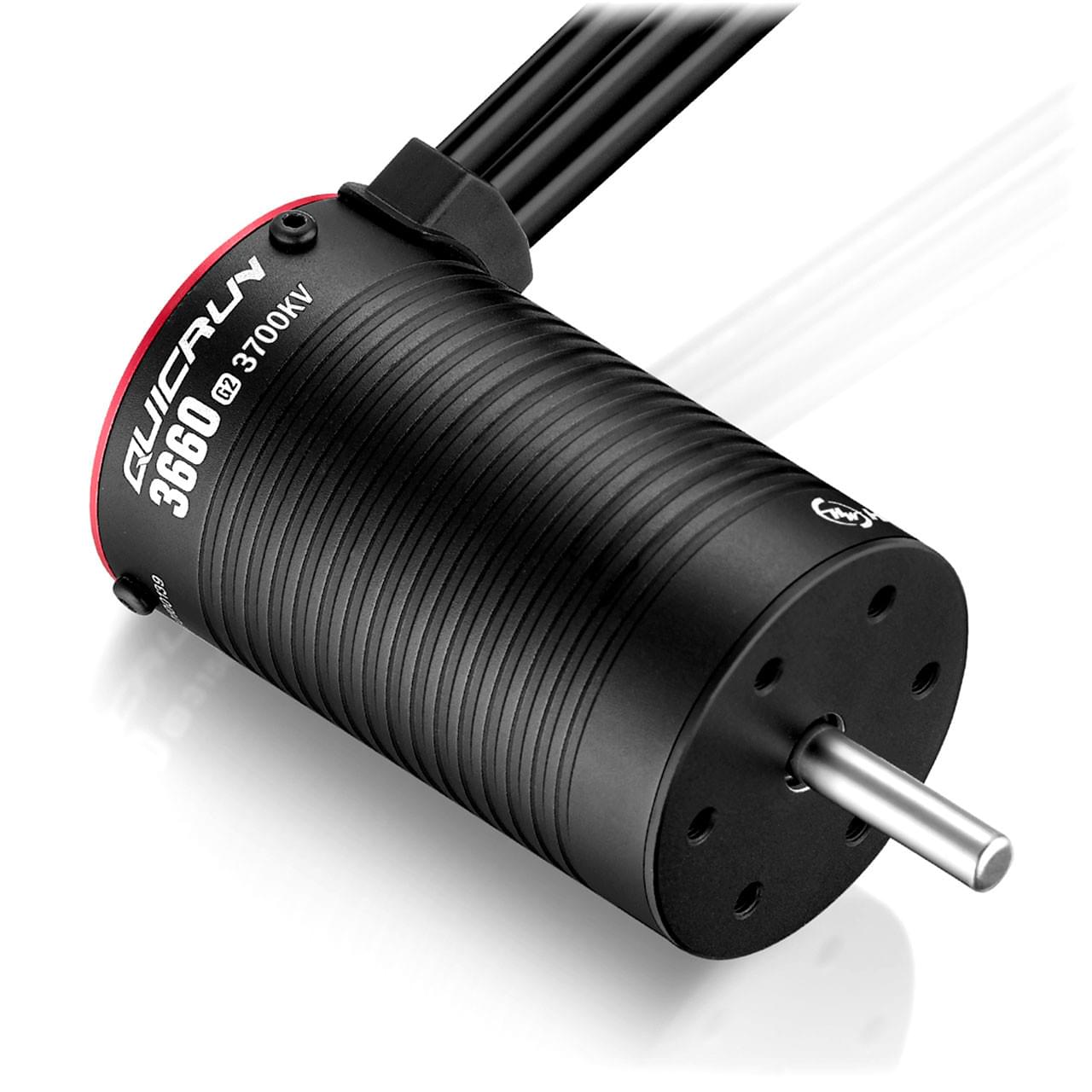Moteur brushless 1/10 Hobbywing QuicRun 3660SL G2 Axe 5mm Sensorless 3700kV - Breizh Modélisme.