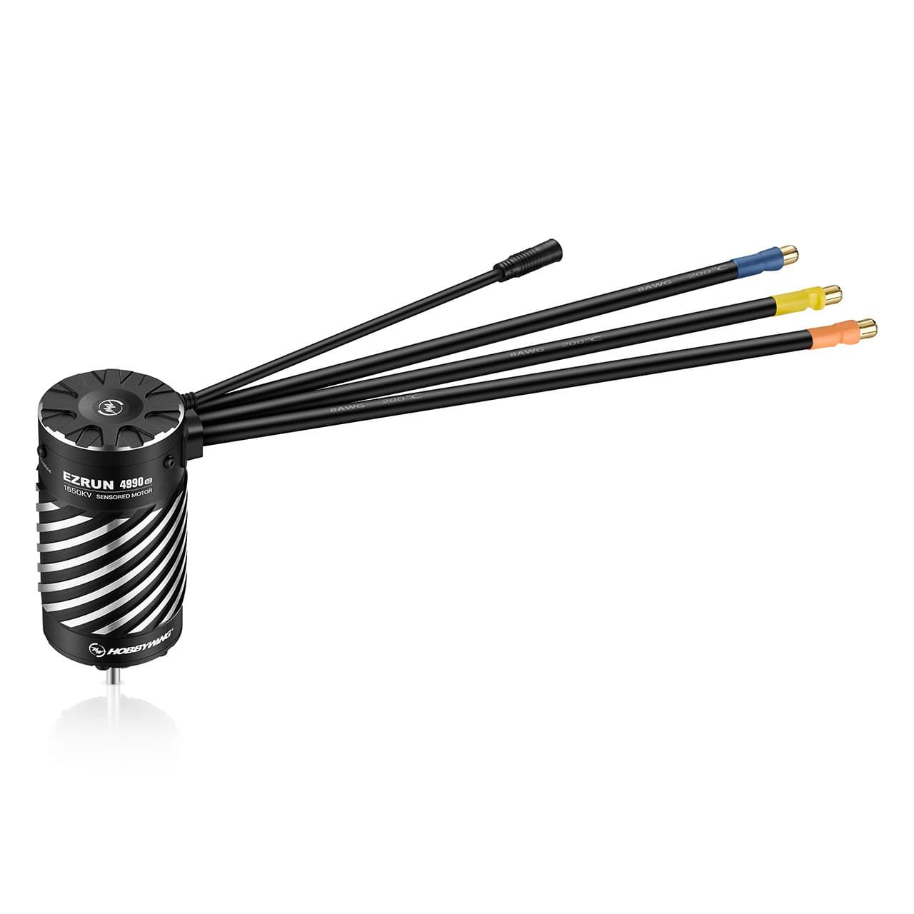 Moteur Hobbywing Ezrun 4990SD G2 1650kV 4pol, 5mm 1/6 - HW30402450 - Breizh Modélisme.