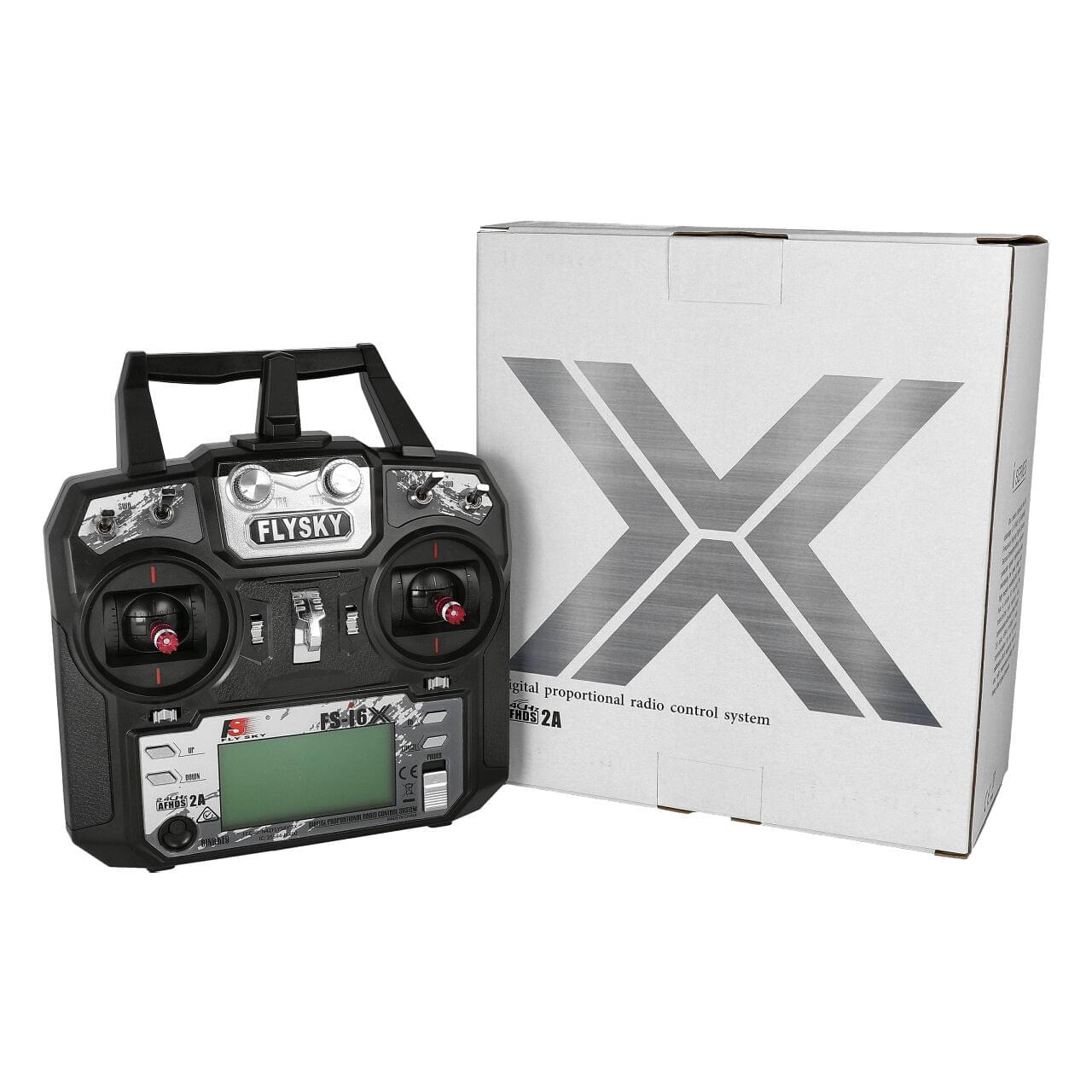 Radio avion 6 voies 2.4GHz Flysky FS I6X - Breizh Modélisme.