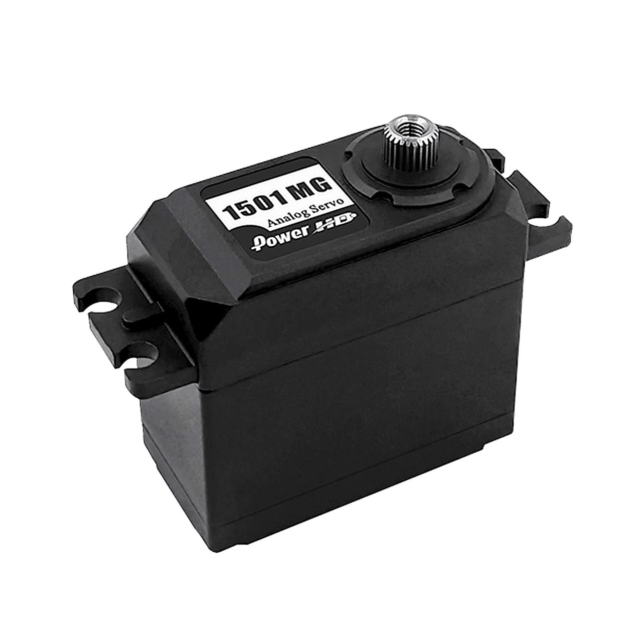 Servo analogique PowerHD 1501MG 17,0 kg/0,14 s à 6,0 V - PHD011 - Breizh Modélisme.