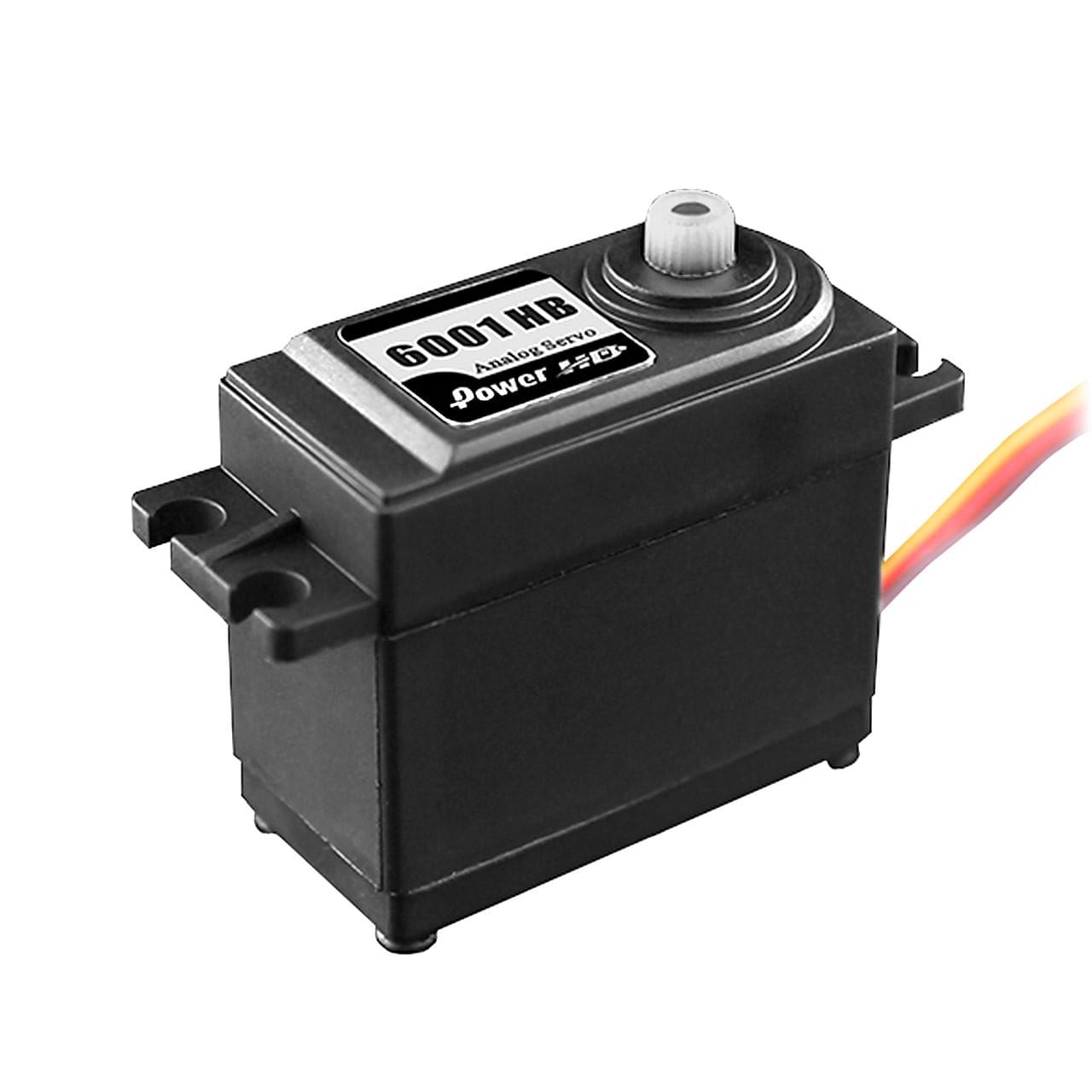 Servo analogique PowerHD 6001HB 6,7 kg/0,14 s à 6,0 V - PHD008 - Breizh Modélisme.
