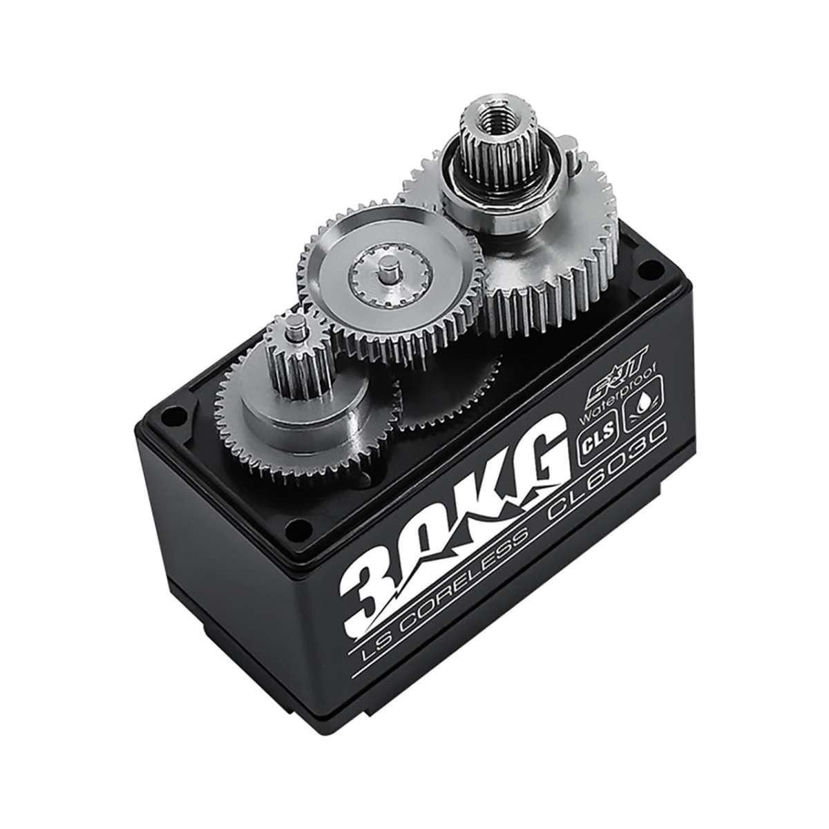 Servo de direction Coreless HV Couple élevé étanche 30,0 kg/0,11 s à 7,4 V - Breizh Modélisme.