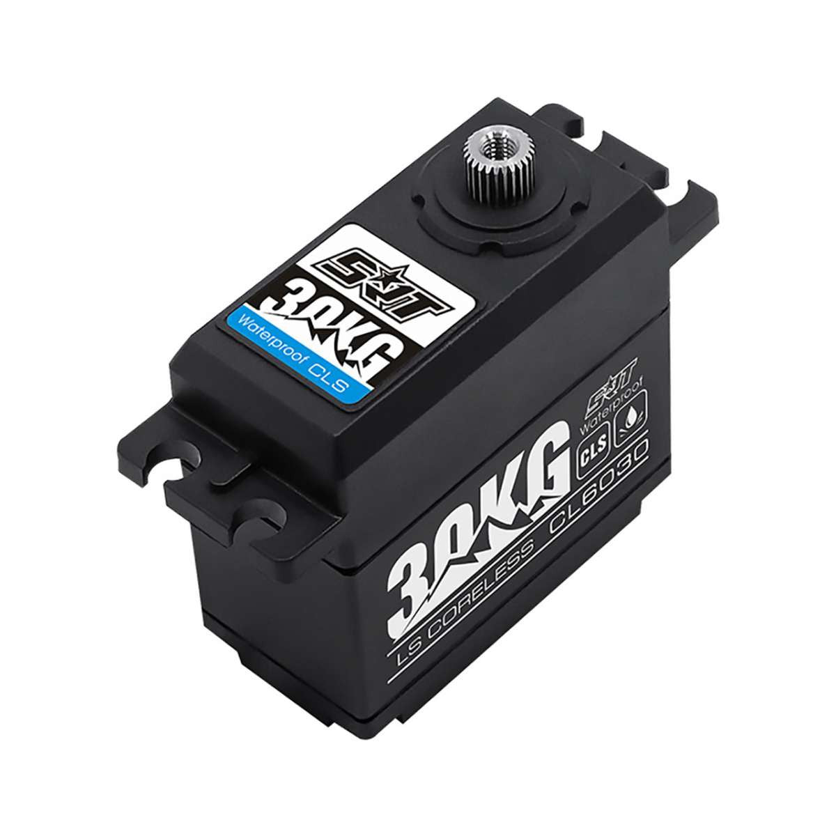 Servo de direction Coreless HV Couple élevé étanche 30,0 kg/0,11 s à 7,4 V - Breizh Modélisme.