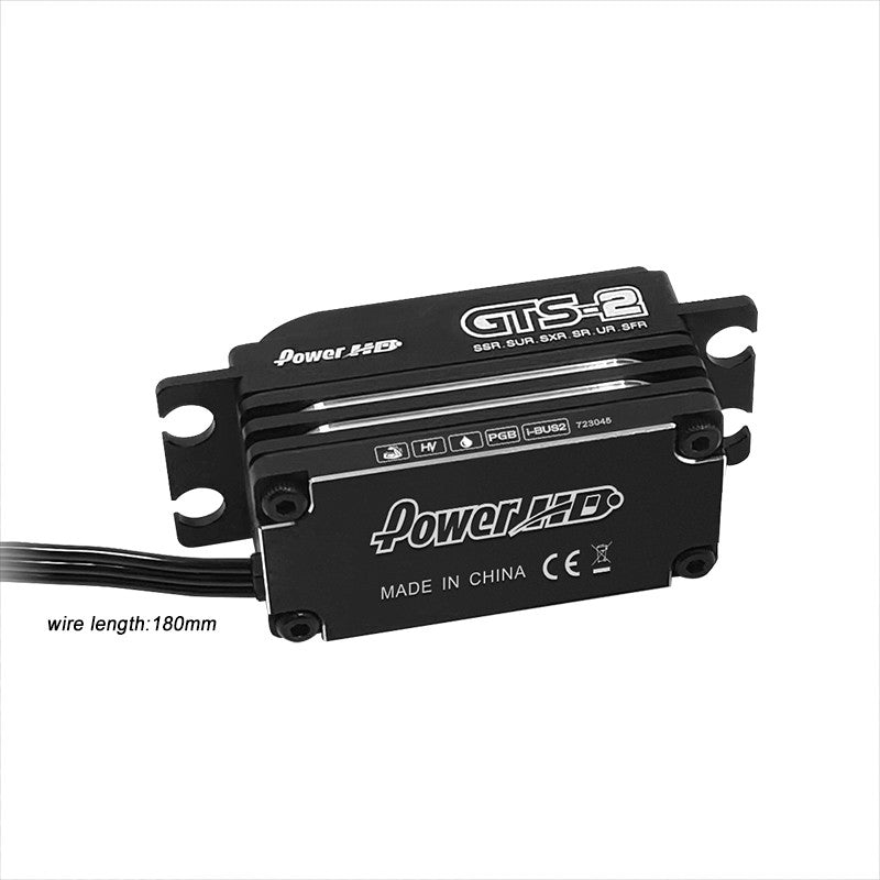 Servo de direction numérique brushless PowerHD GTS-2 18kg Nitro HV 4 pôles PHD087 - Breizh Modélisme.