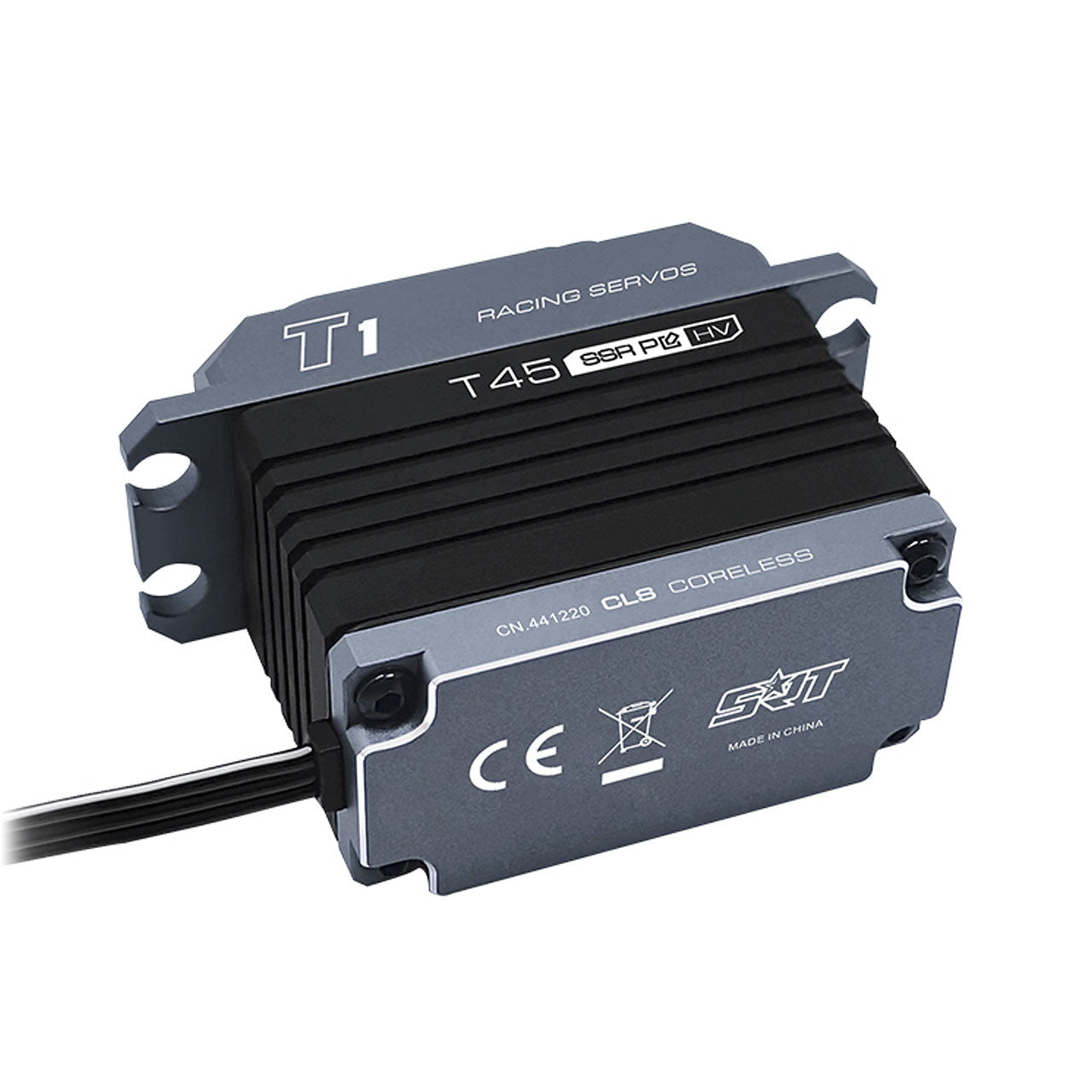 Servo de direction T45 Corless HV CNC 40.0kg/0.14sec 7.4V - Breizh Modélisme.