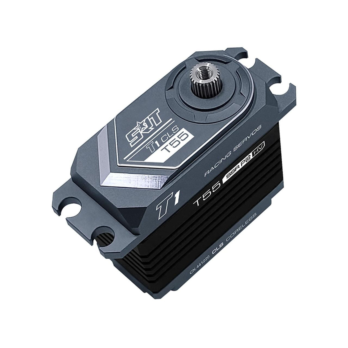 Servo de direction T55 Corless HV CNC 50.0kg/0.20sec 7.4V - Breizh Modélisme.
