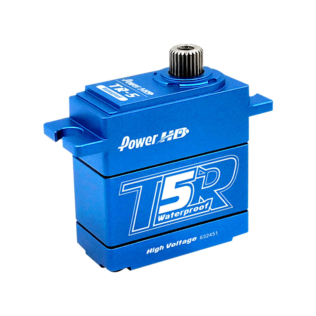 Servo numérique PowerHD TR-5 WP HV 8,0 kg/0,07 s à 7,4 V - PHD027 - Breizh Modélisme.