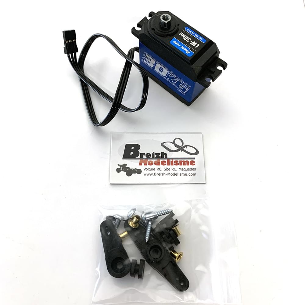 Servo Power HD LW 30MG Waterproof 30Kg numérique HV - Breizh Modélisme.