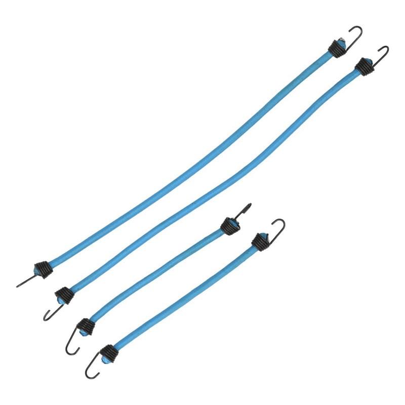 Tendeur élastique bleu (x4) - Accessoires pour crawler 1/10 - Breizh Modélisme.
