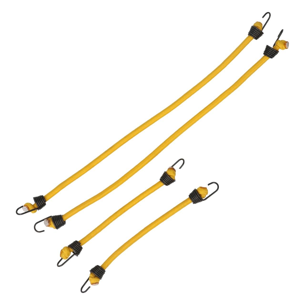 Tendeur élastique jaune (x4) - Accessoires pour crawler 1/10 - Breizh Modélisme.
