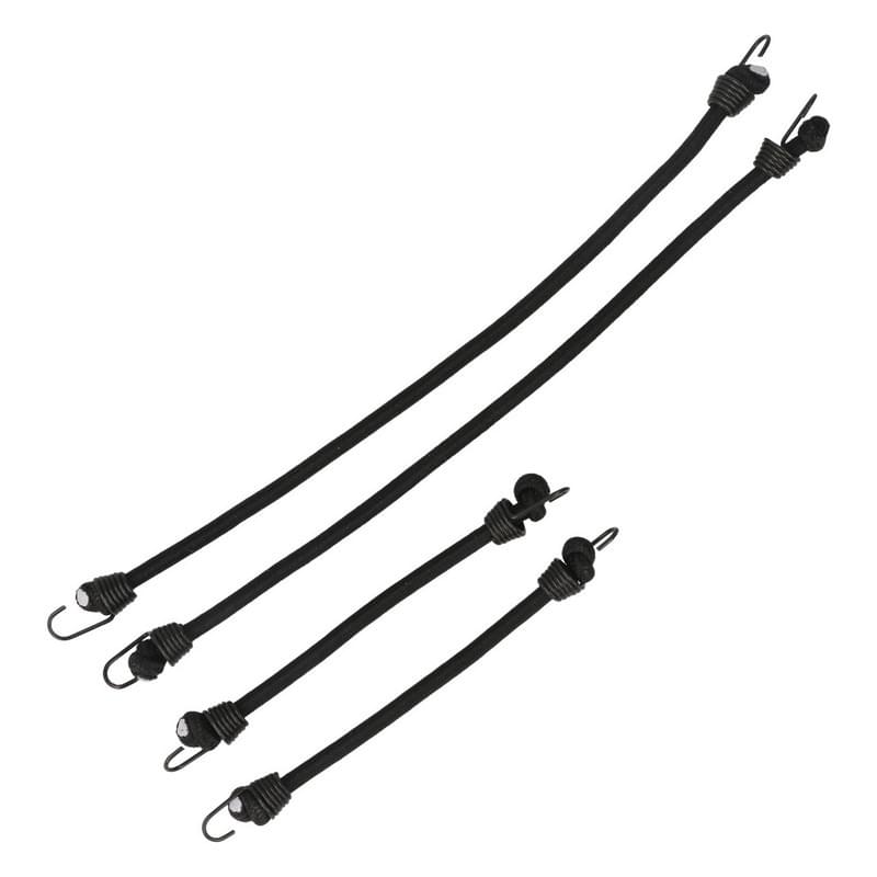 Tendeur élastique noir (x4) - Accessoires pour crawler 1/10 - Breizh Modélisme.
