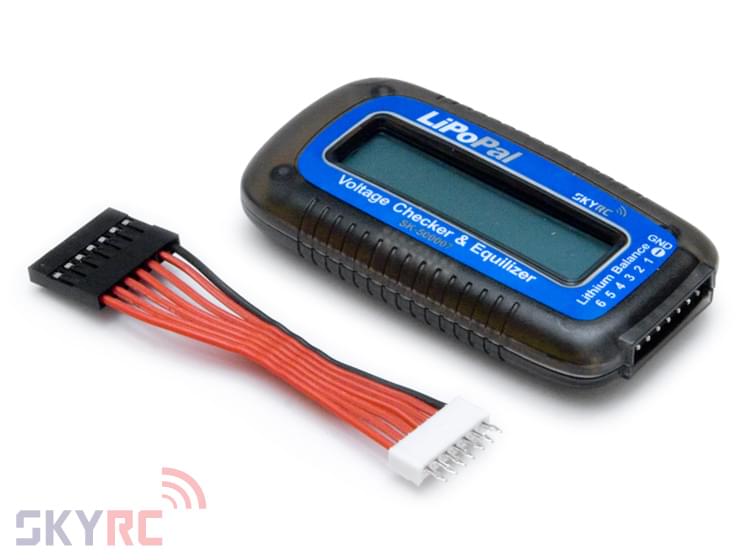 Testeur de batterie SkyRC pour LiPo 2-6s - SK-500007-01 - Breizh Modélisme.