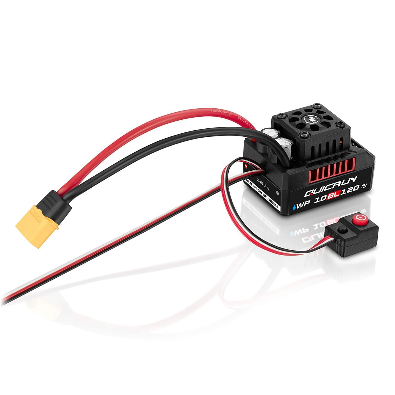 Variateur Hobbywing Brushless Quicrun 10BL120 G2 - 30107200 - Breizh Modélisme.