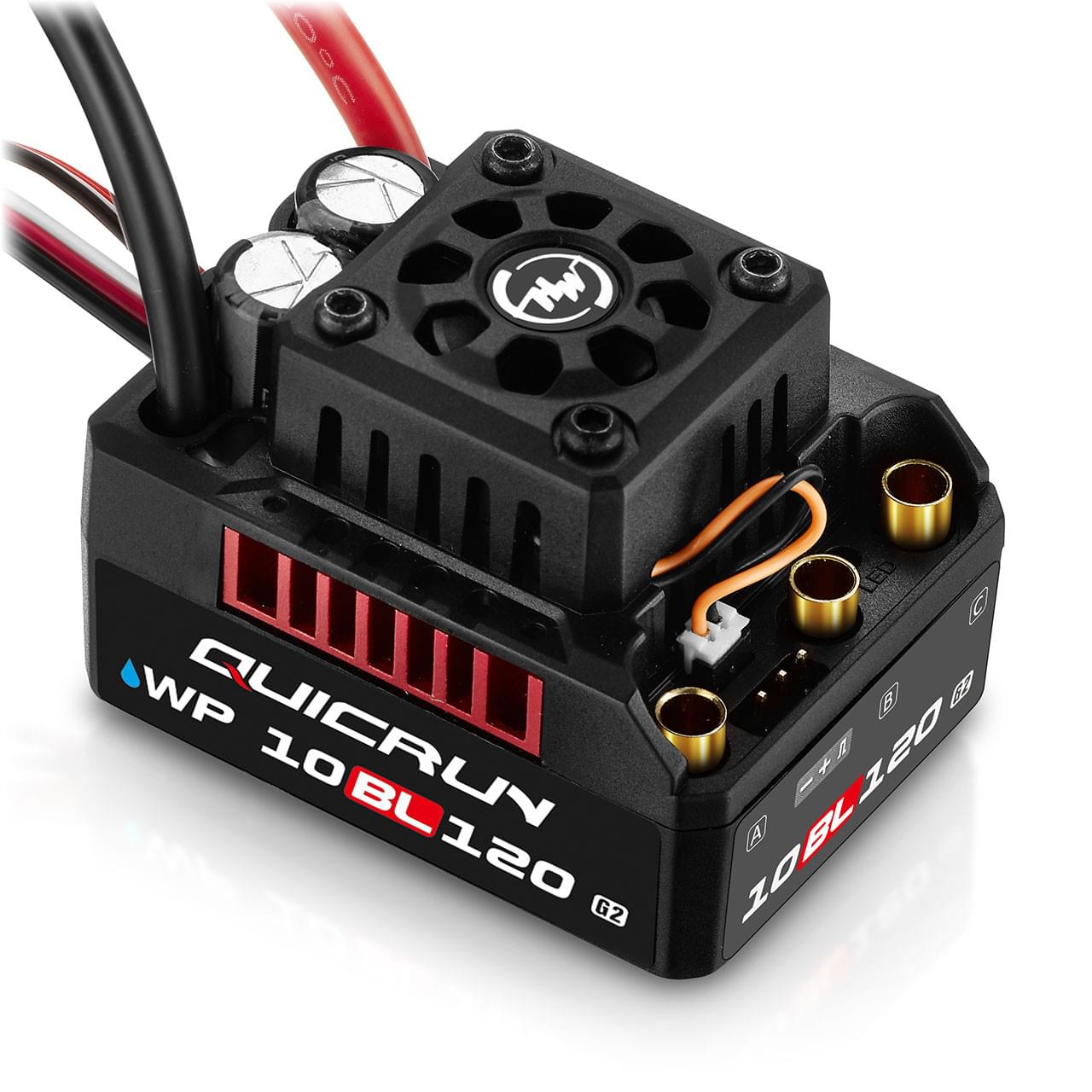 Variateur Hobbywing Brushless Quicrun 10BL120 G2 - 30107200 - Breizh Modélisme.