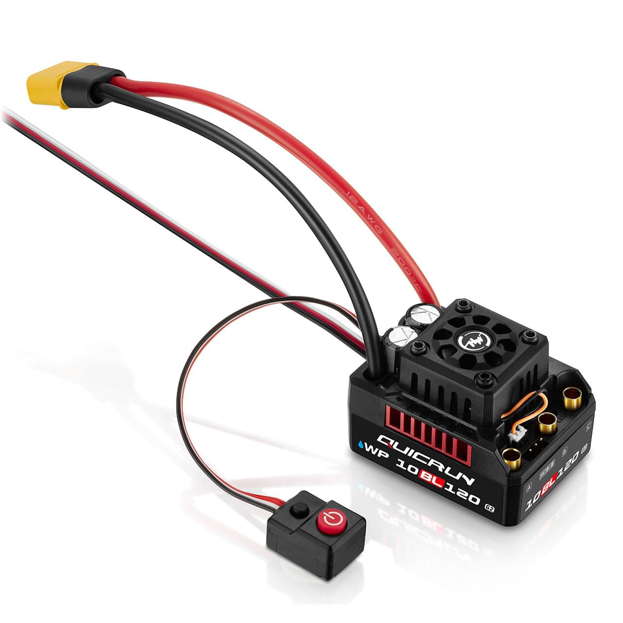 Variateur Hobbywing Brushless Quicrun 10BL120 G2 - 30107200 - Breizh Modélisme.