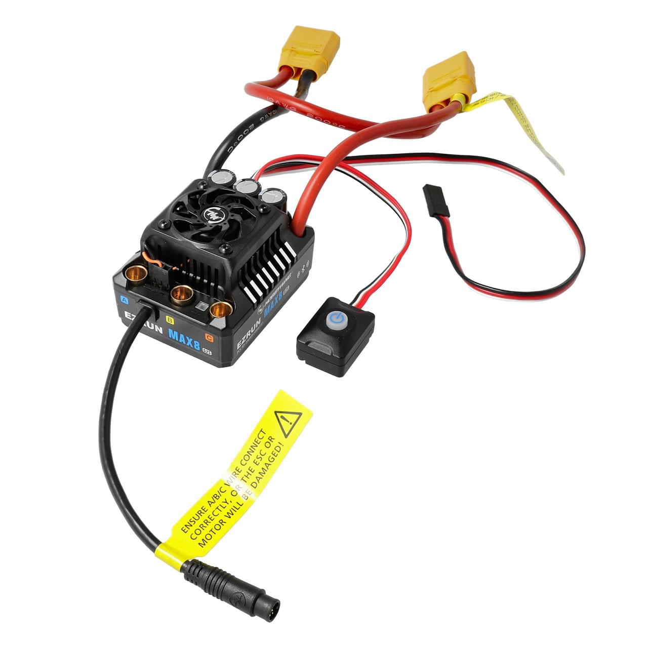 Variateur Hobbywing Ezrun MAX8 G2S 1/8 - HW30103205 - Breizh Modélisme.