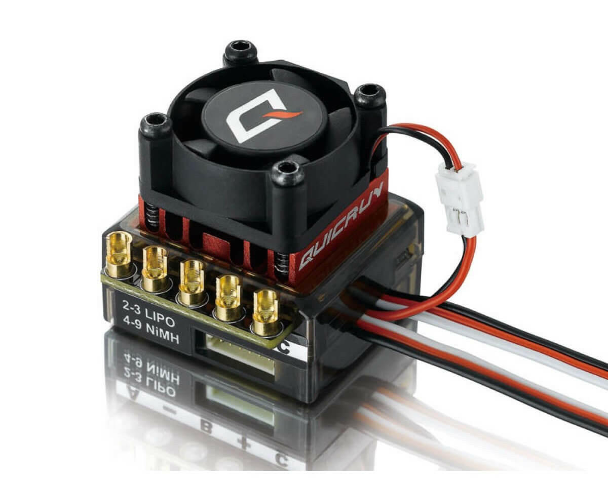 Variateur Hobbywing QuicRun 60A Sensored 10BL60 - 30108000 - Breizh Modélisme.