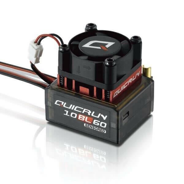 Variateur Hobbywing QuicRun 60A Sensored 10BL60 - 30108000 - Breizh Modélisme.