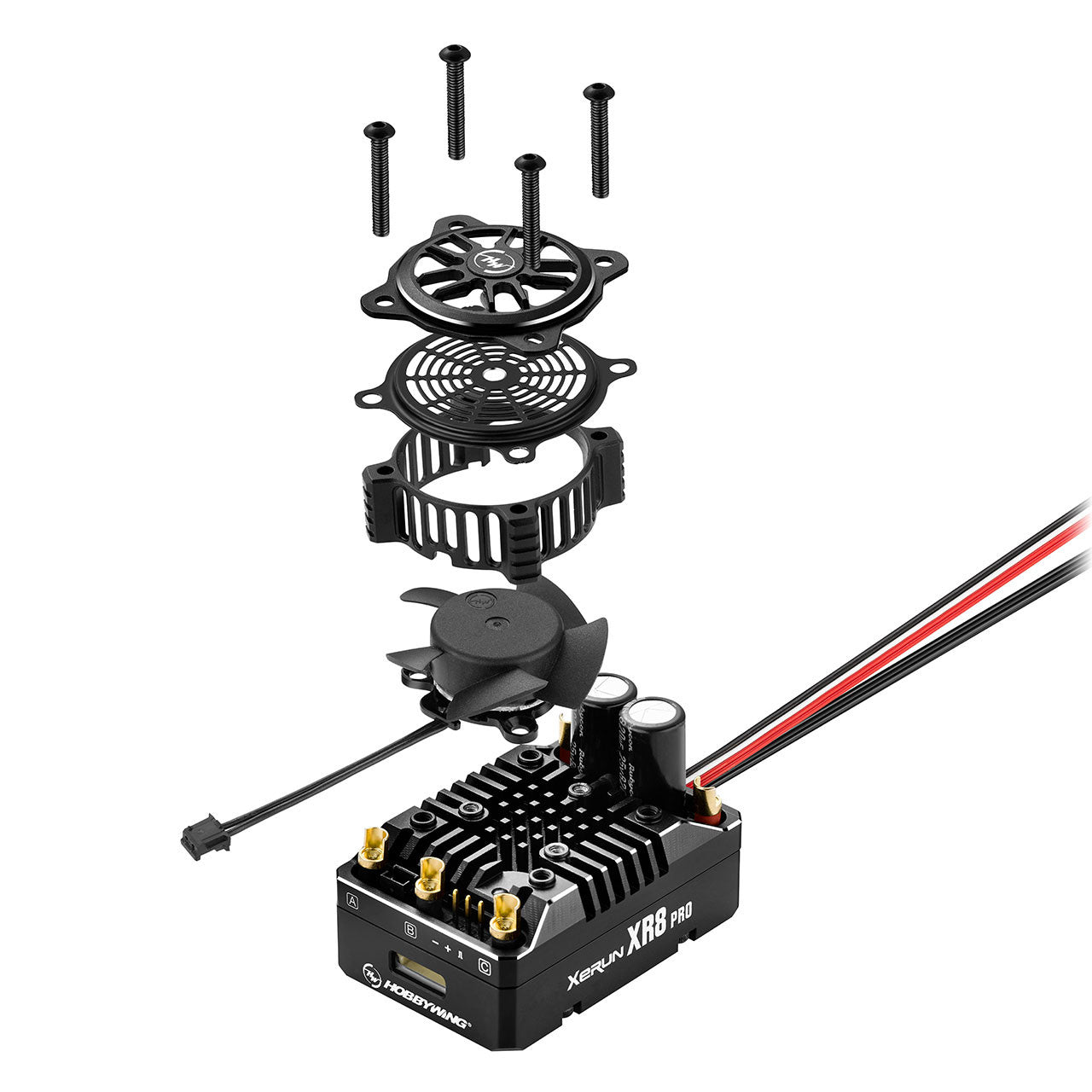 Variateur Hobbywing XR8 Pro G3 Brushless 200A - 30113400 - Breizh Modélisme.